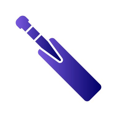 Beyzbol sopası ikonu. Basit resimleme