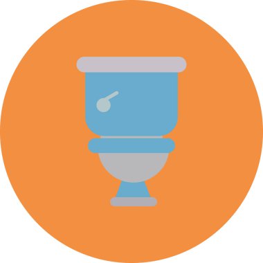 tuvalet ikonu vektör illüstrasyonu