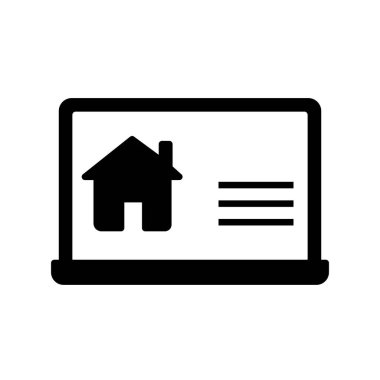 İnşaat Web Sitesi simgesi, vektör illüstrasyonu