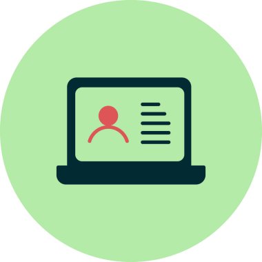 ícone de portfólio. ilustração vetorialPortföy simgesi. vektör çizim