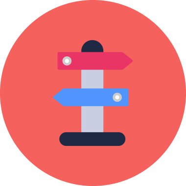 Pano simge vektör illüstrasyonunu imzala