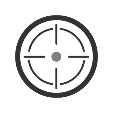 hedef simge vektör illüstrasyonu 