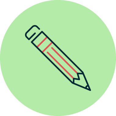 Kalem simgesi, vektör illüstrasyonu