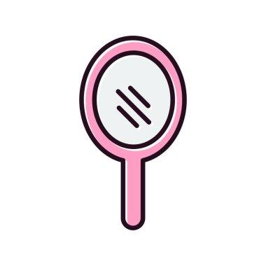 Ayna simgesi, vektör çizimi