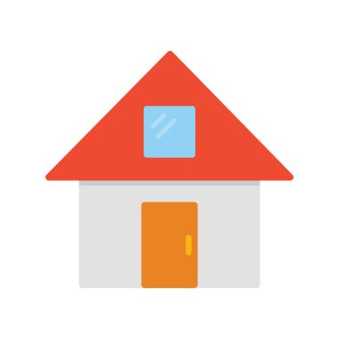 Ev simgesi vektör illüstrasyonu