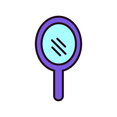 Ayna simgesi, vektör çizimi