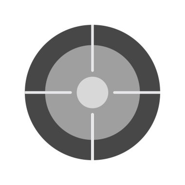 hedef simge vektör illüstrasyonu 