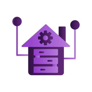 Depo simgesi vektör illüstrasyonu