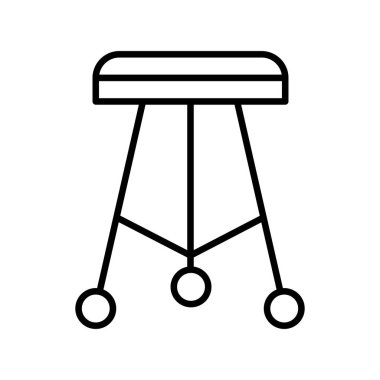 Dışkı simgesinin vektör illüstrasyonu