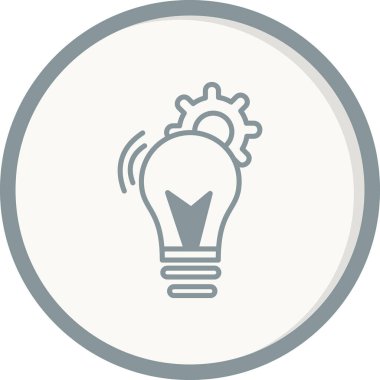 Fikir simgesi vektör illüstrasyonu