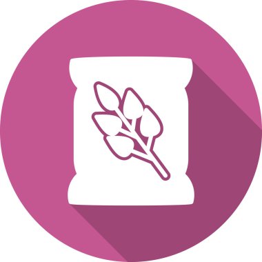 Tohum çantası simgesini, vektör çizim