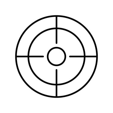 hedef simge vektör illüstrasyonu 