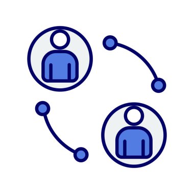 Bağlantı simgesi, vektör illüstrasyonu