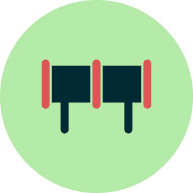 Tünel simgesinin vektör illüstrasyonu