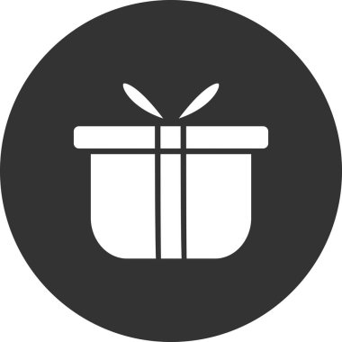 hediye simgesi, vektör çizimi 