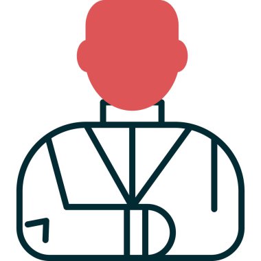 man simgesi vektör illüstrasyonu