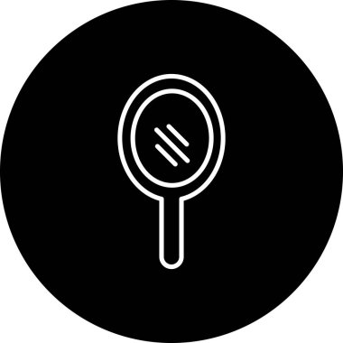 Ayna simgesi, vektör çizimi