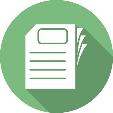 Kağıt, belge simgesi modada  