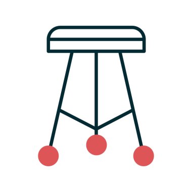 Dışkı simgesinin vektör illüstrasyonu