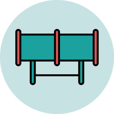 Tünel simgesinin vektör illüstrasyonu