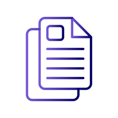 belge simgesi, illüstrasyon. düz tasarım biçimi.