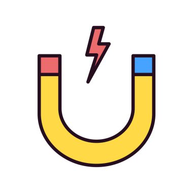 mıknatıs simgesi vektör çizimi