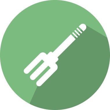 Bahçe tırmık vektör simgesi  