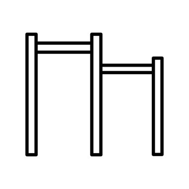 Chin Up simgesinin vektör görüntüsü  