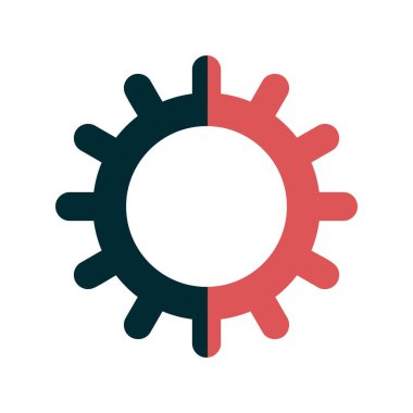 Teçhizat Web simgesi basit bir illüstrasyon. Sembol ayarlanıyor