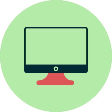 ekranı izle. Basit illüstrasyon