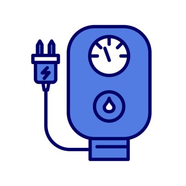 Elektrik Şarj simgesinin vektör illüstrasyonu.