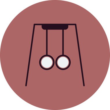 vektör jimnastik halkaları resimleme