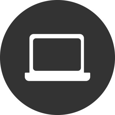 Bilgisayar. Web simgesi basit illüstrasyon 