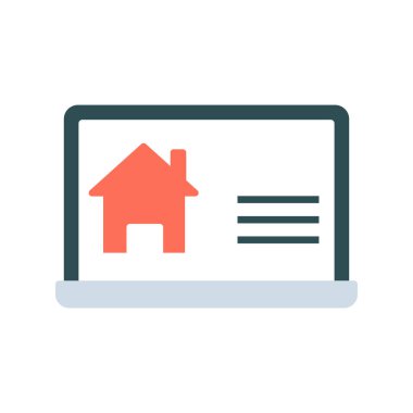 İnşaat Web Sitesi simgesi, vektör illüstrasyonu