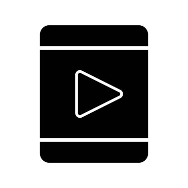 tablet. Web simgesi basit illüstrasyon