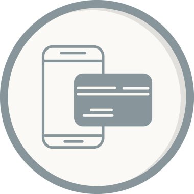 çevrimiçi ödeme ikonu vektör illüstrasyonu