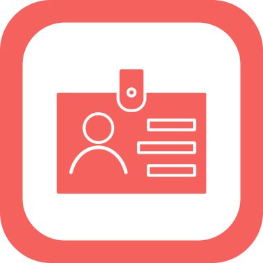 Kart simgesi, vektör illüstrasyonu