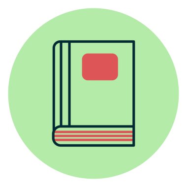 Kitap. Web simgesi basit tasarım