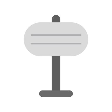 Bildirim Kurulu simgesi vektör illüstrasyonu 