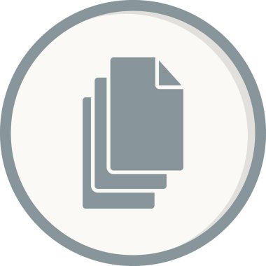 belge simgesi, illüstrasyon. düz tasarım biçimi.