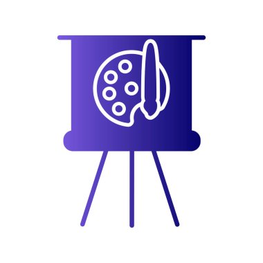 Palet. Web simgesi basit tasarım