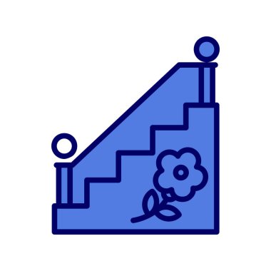 merdiven simgesi, konsept resimleme 