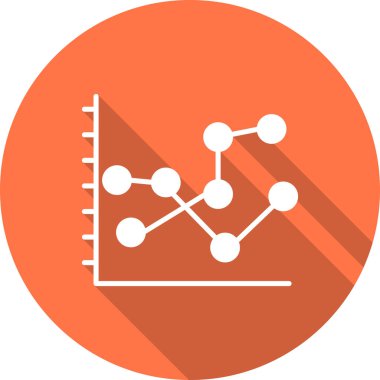 Grafik simgesi vektör illüstrasyonu