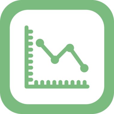 çizgi grafik simgesi, vektör çizim