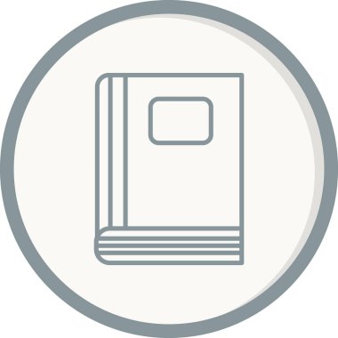 Kitap. Web simgesi basit tasarım