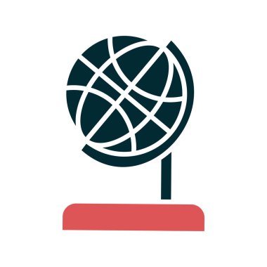 dünya simgesi, vektör illüstrasyonu, dünya logosu kavramı