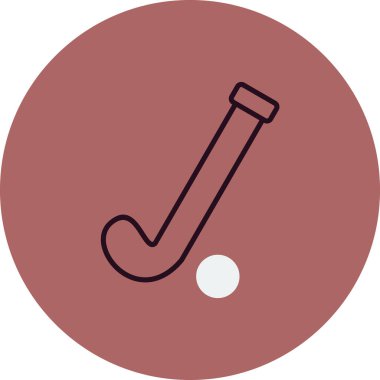 Hokey kutsal kişilerin resmi, vektör çizim