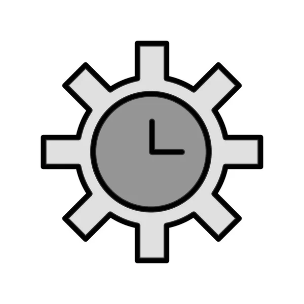 Icône Gestion Temps Illustration Vectorielle — Image vectorielle