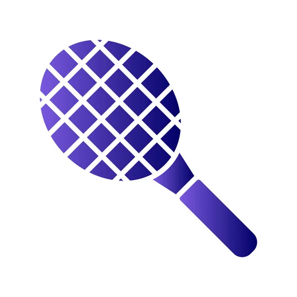 Raquette Tennis Conception Simple — Image vectorielle