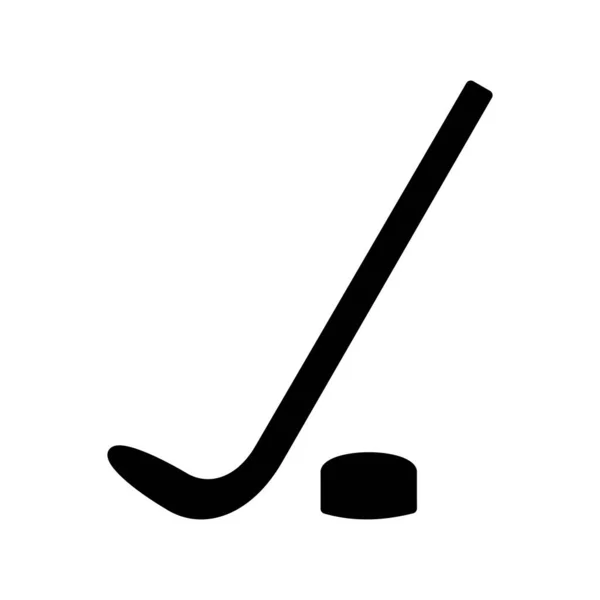 Ijshockey Icoon Vectorillustratie — Stockvector